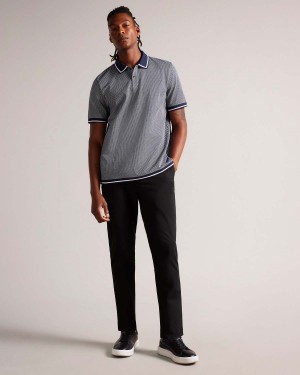 Ted Baker GENBEE Casual Relaxed Chinos Negrii | 231ZXQGCL