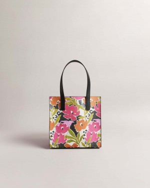 Ted Baker Malkcon Printed Magnolia Small Icon Bag Roz | 517VRFJPN