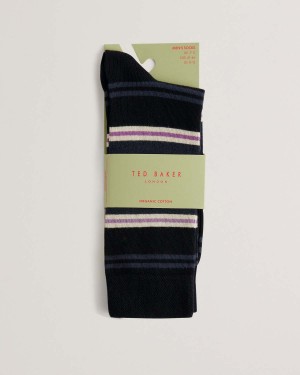 Ted Baker SOKKFIV In Dungi Sock Bleumarin | 905MYNXRF