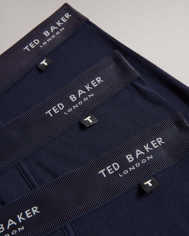 Ted Baker ADDAM TBB02BL1410 3 Pack Trunks Albastri | 689PJKVGT