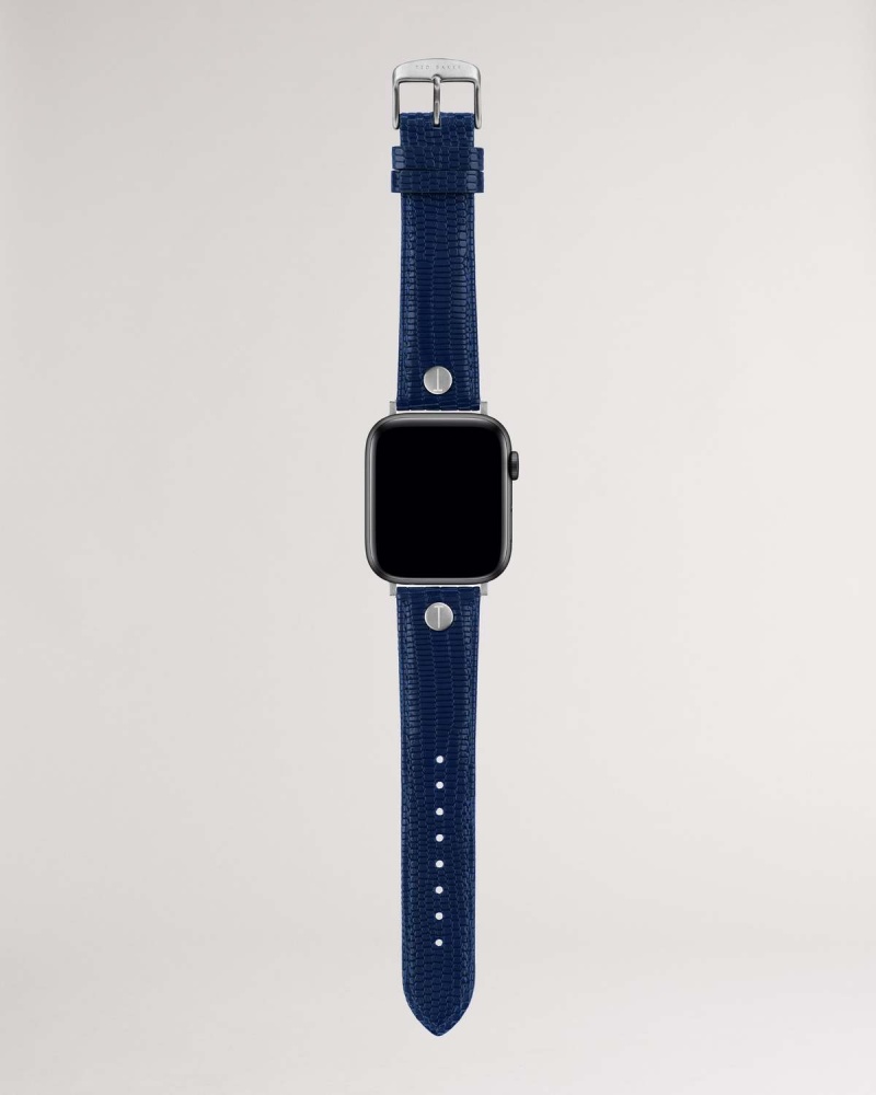 Ted Baker ALCA BKS42S333 Eco Piele Apple Watch Curea Albastri | 159DQUOAL