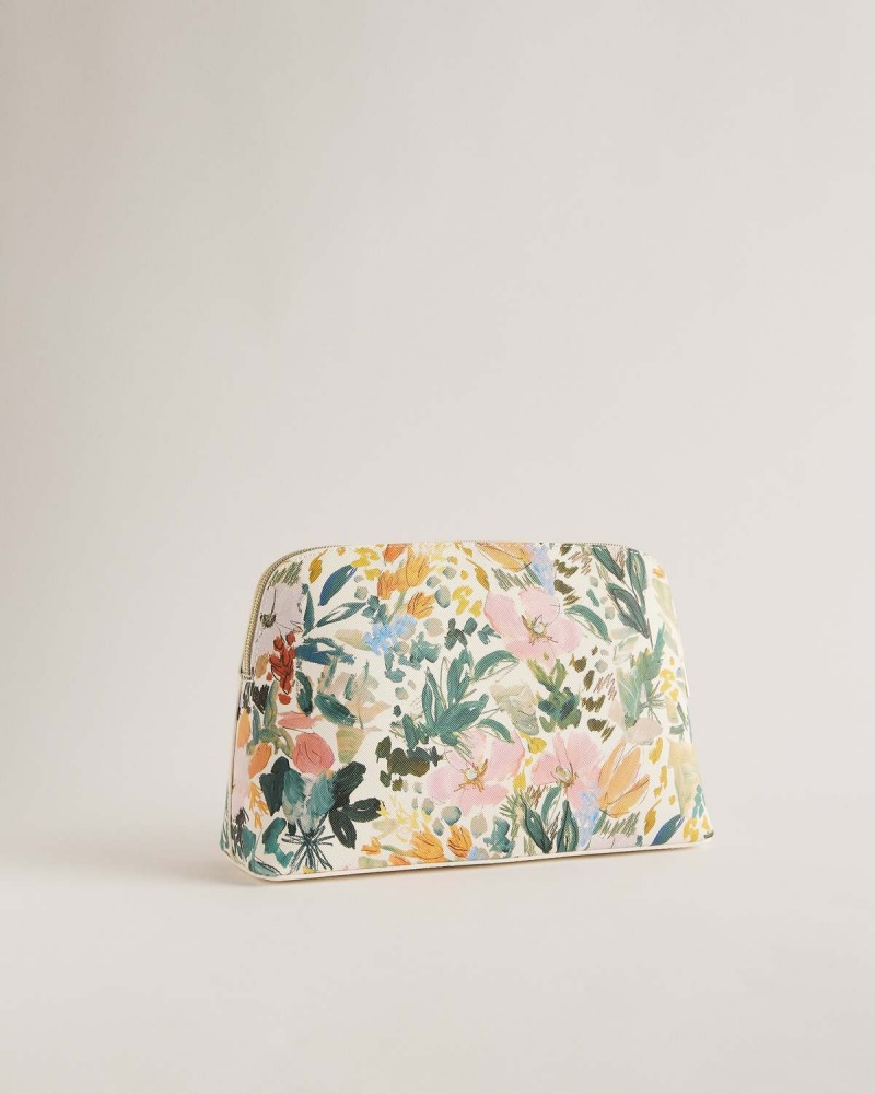 Ted Baker ALISINI Floral Printed Large Washbag Albi | 540WTBFZJ