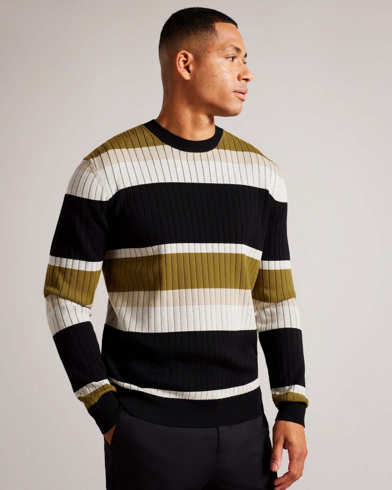 Ted Baker ARRAY LS Regular In Dungi Crew Neck Natural | 691GRSXQV