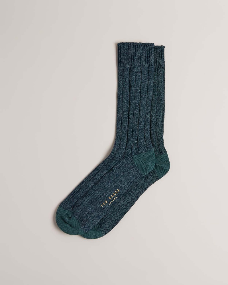 Ted Baker BIGHIKE Drumetie Sock Verzi | 021KENBXV