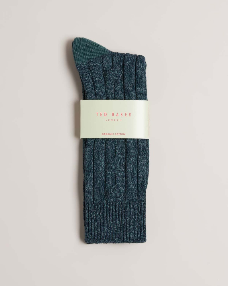 Ted Baker BIGHIKE Drumetie Sock Verzi | 021KENBXV