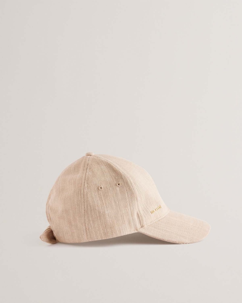 Ted Baker BLAIKE Cap with Bow Curea Ivory | 412GDXYAU