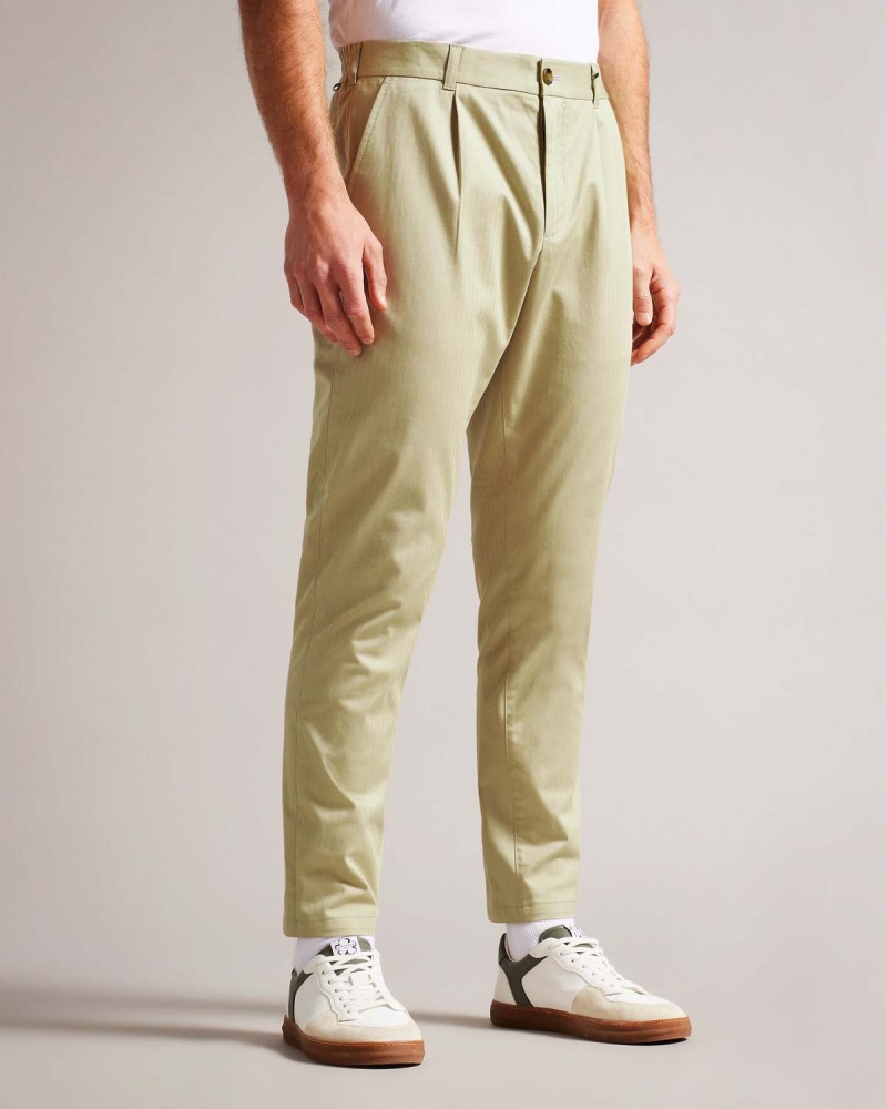 Ted Baker BOSSAR Camburn Regular Fit Trouser Natural | 295AELOFQ