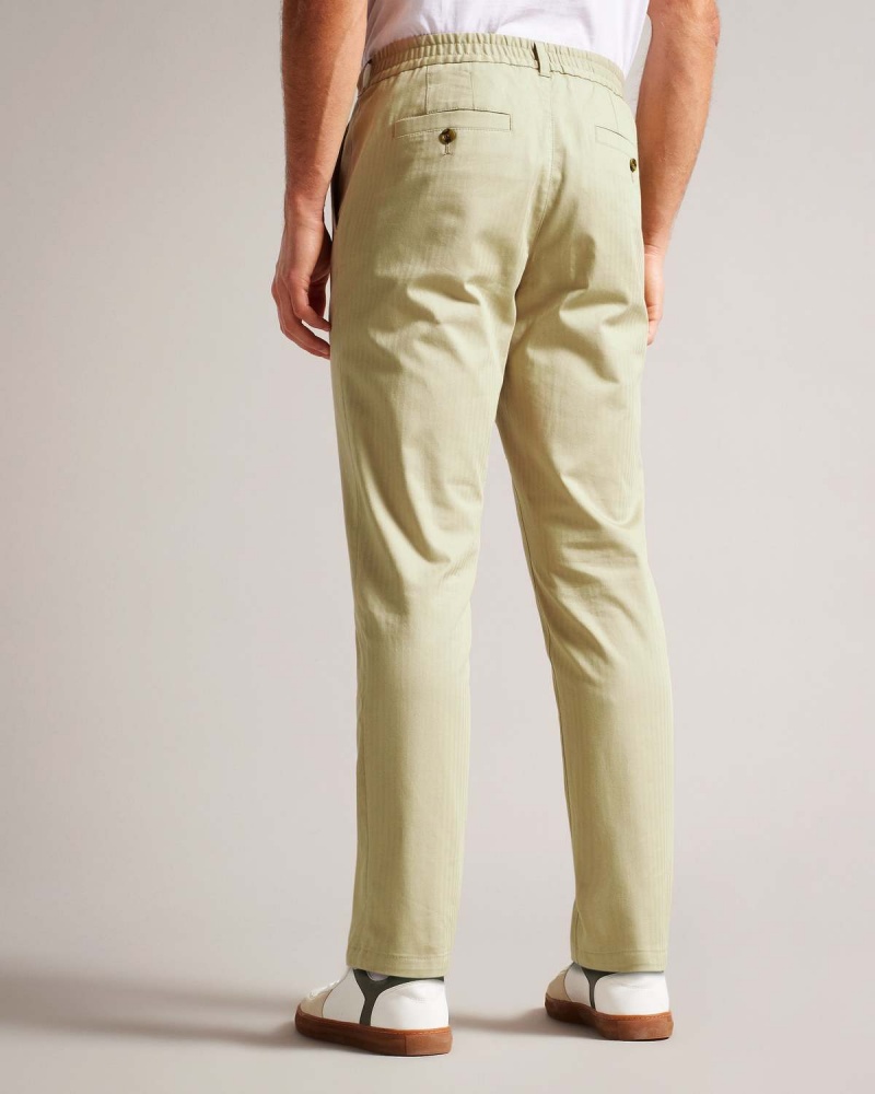 Ted Baker BOSSAR Camburn Regular Fit Trouser Natural | 295AELOFQ