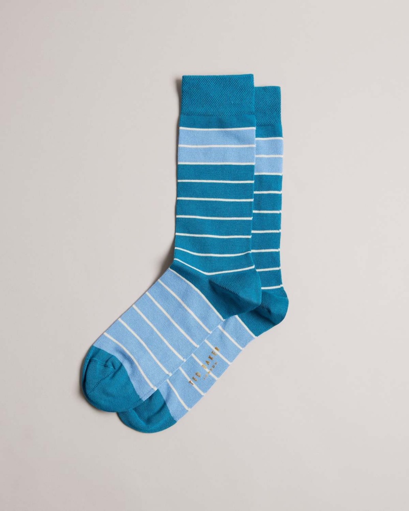 Ted Baker BREEZEY In Dungi Sock Teal-blu | 201LHIEQB