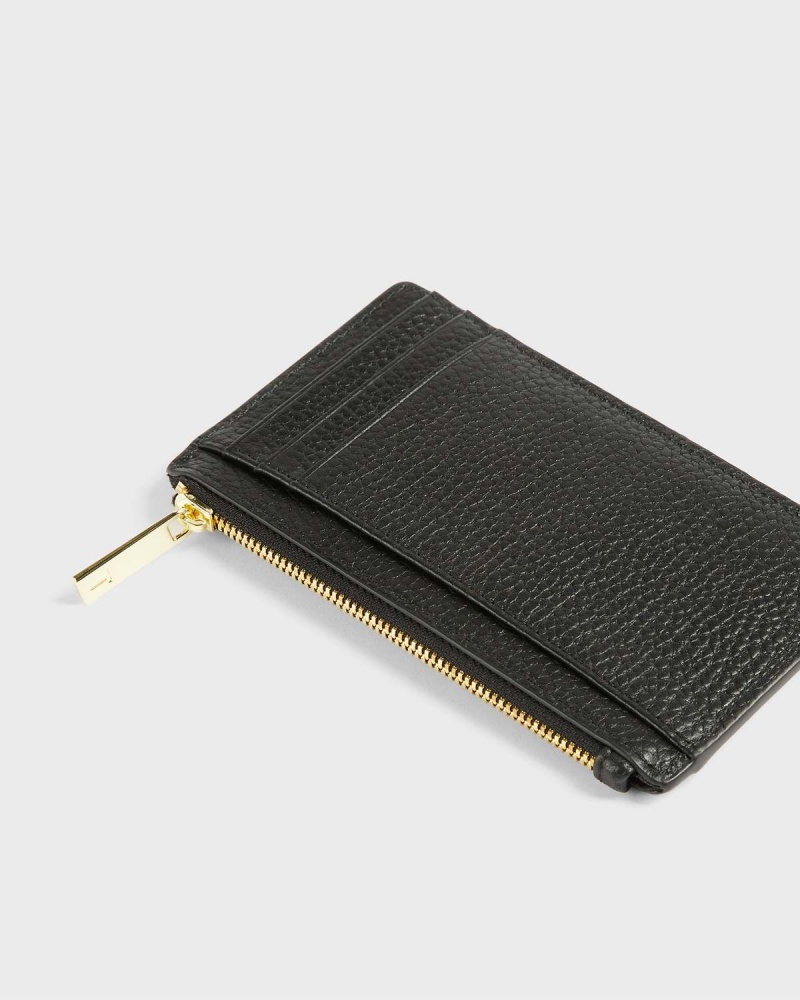 Ted Baker BRIELL Zip Card Holder Negrii | 459DOISHY