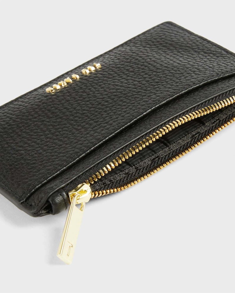 Ted Baker BRIELL Zip Card Holder Negrii | 459DOISHY