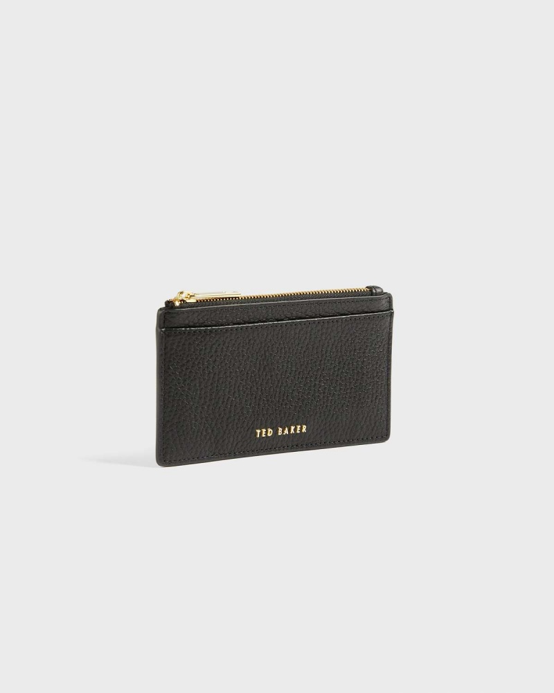 Ted Baker BRIELL Zip Card Holder Negrii | 459DOISHY