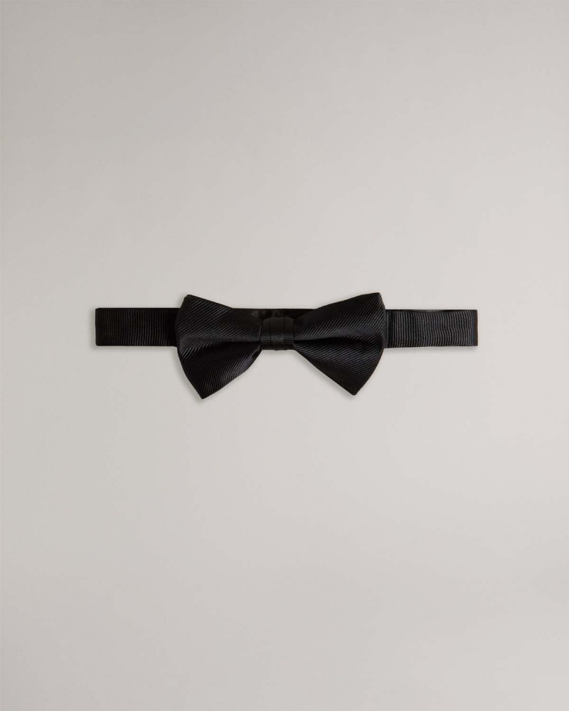 Ted Baker BROSNEY Silk Bow Tie Negrii | 045FABRCS