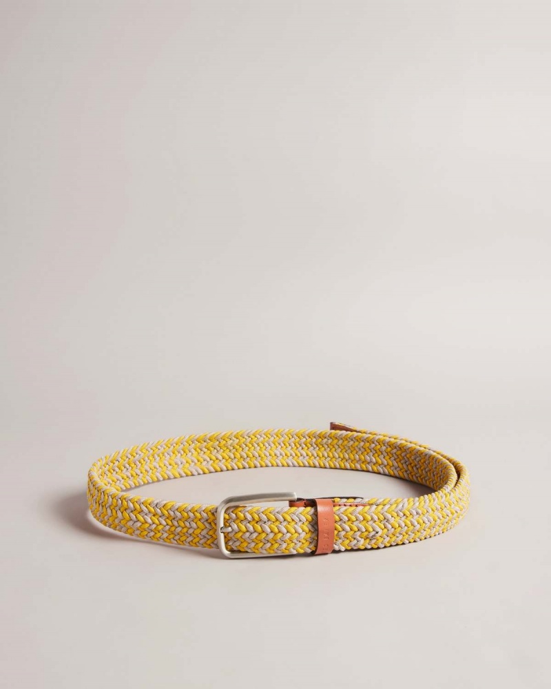 Ted Baker CALLEN Woven Elasticated Belt Galbeni | 149KSOHFZ