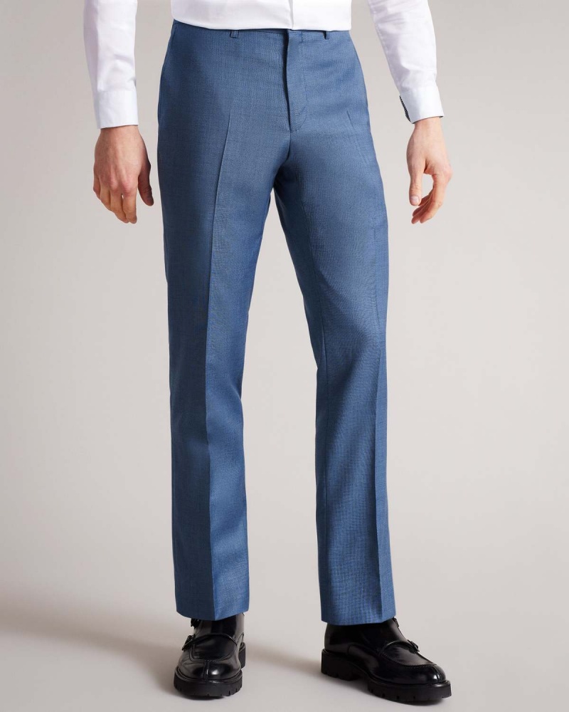 Ted Baker CAMDETS Slim Light Blue Suit Trouser Lt-Blue | 987QMKTAE