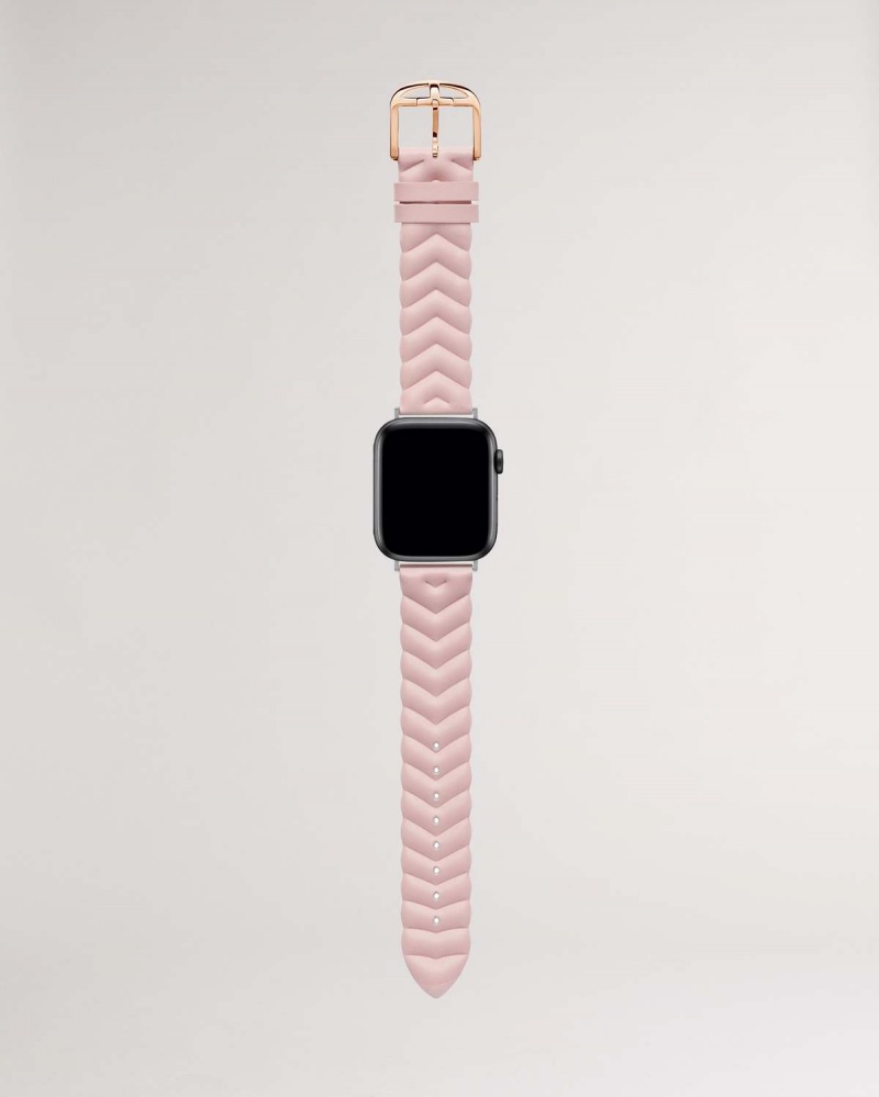 Ted Baker CHELLIA BKS38F111 38/40 Chevron Apple Watch Curea Roz | 901EQJDSH