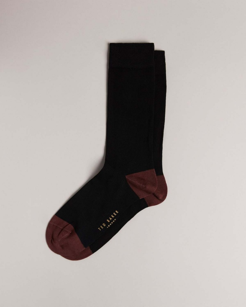 Ted Baker CLASIC Plain Sock Mid-blue | 352JMOFZQ