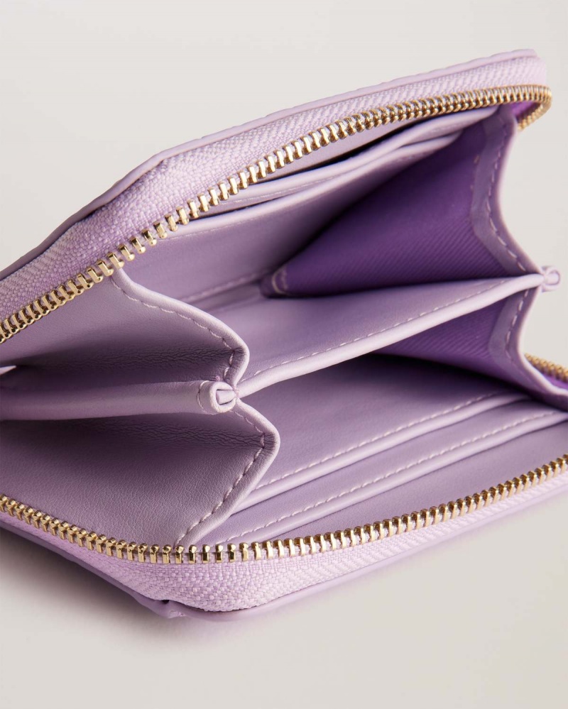 Ted Baker CONNII Mini Imitation Croc Purse Lilac | 902NMEGAB