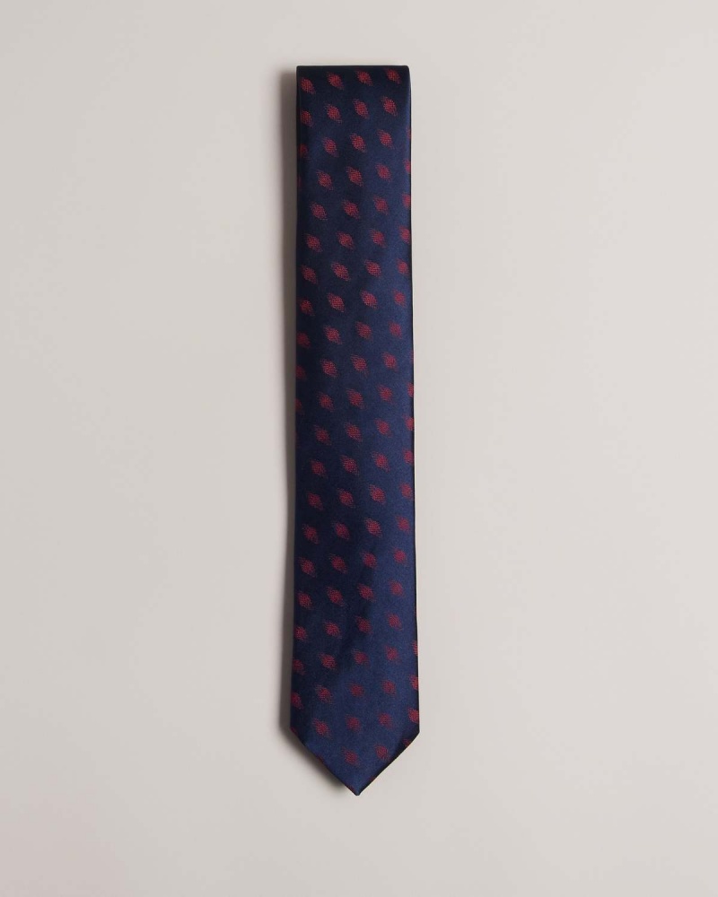 Ted Baker CRONUS Diamond Dot Geo Tie Dk-Blue | 619AUPNSD