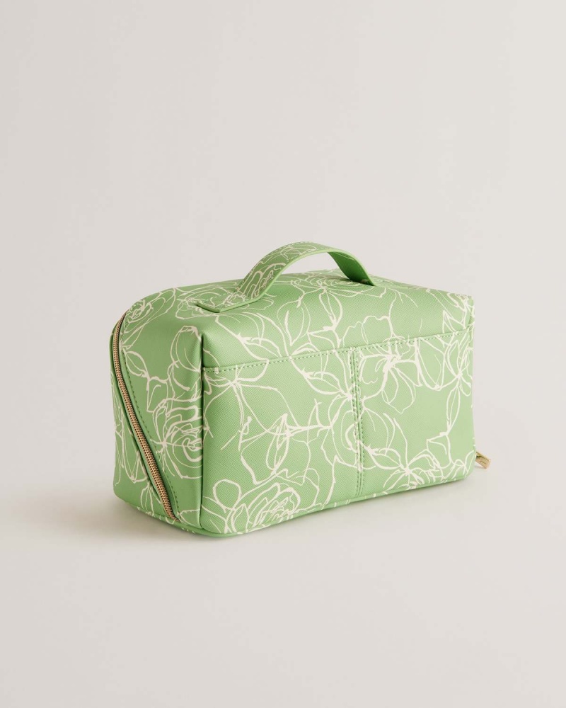 Ted Baker DIANEA Floral Printed Saffiano Washbag Albi | 749PQYVLJ