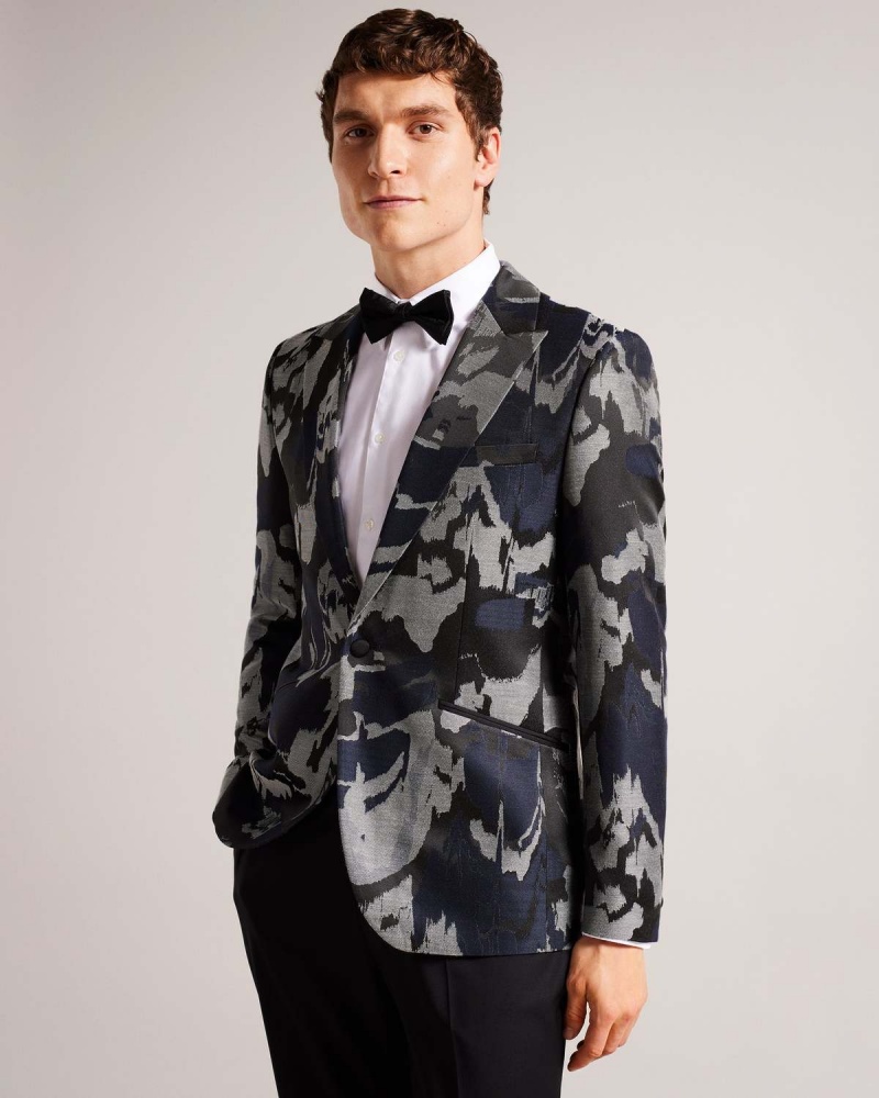 Ted Baker DIEGAN Single Breasted Evening Jacket Negrii | 281UDBRYO