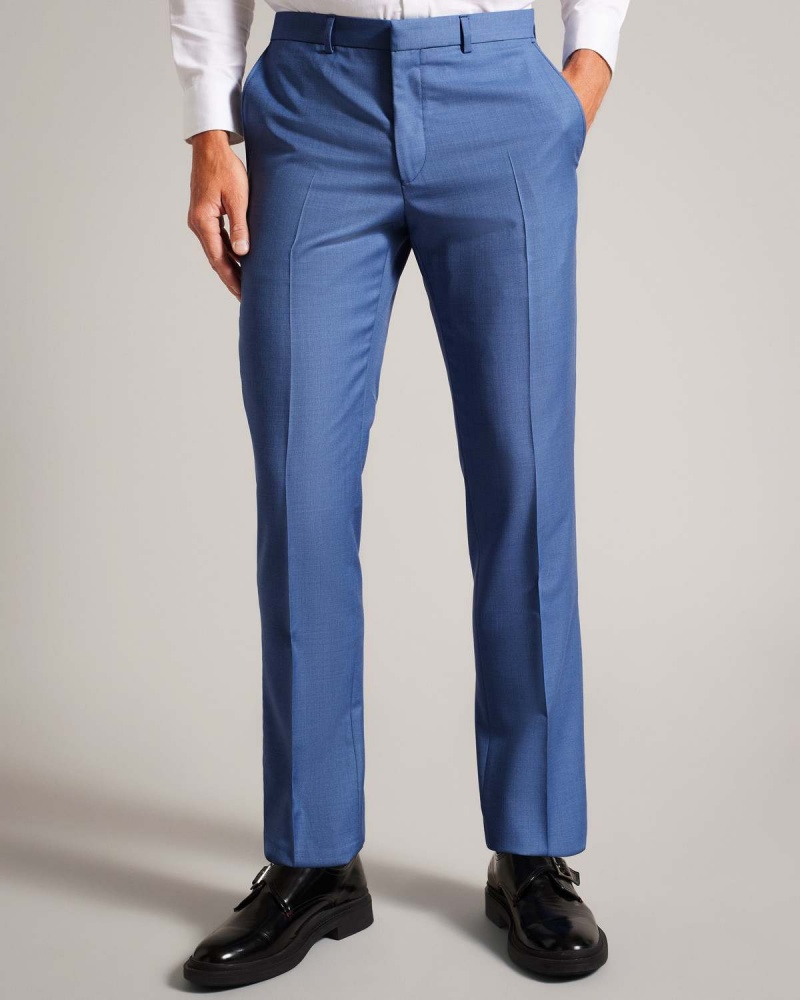 Ted Baker DORSETS Smoke Blue Pick Trouser Albastri | 947BKSPED