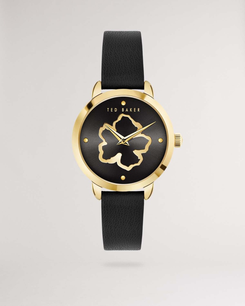 Ted Baker Devas Vegani Piele Watch Curea Negrii | 801RUKSDM