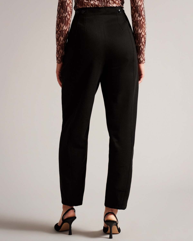 Ted Baker ELIONA Barrel Trouser with Pin Tuck Detail Bleumarin | 958KBJLUV