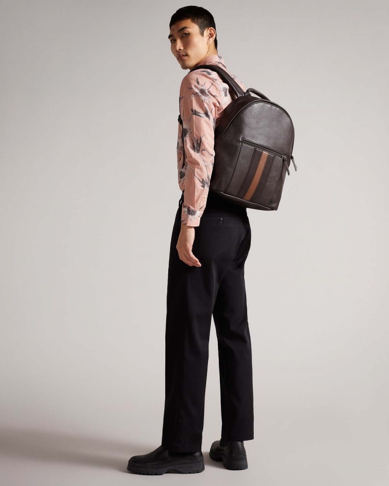 Ted Baker ESENTLE In Dungi PU Backpack Brn-choc | 253TJARUW