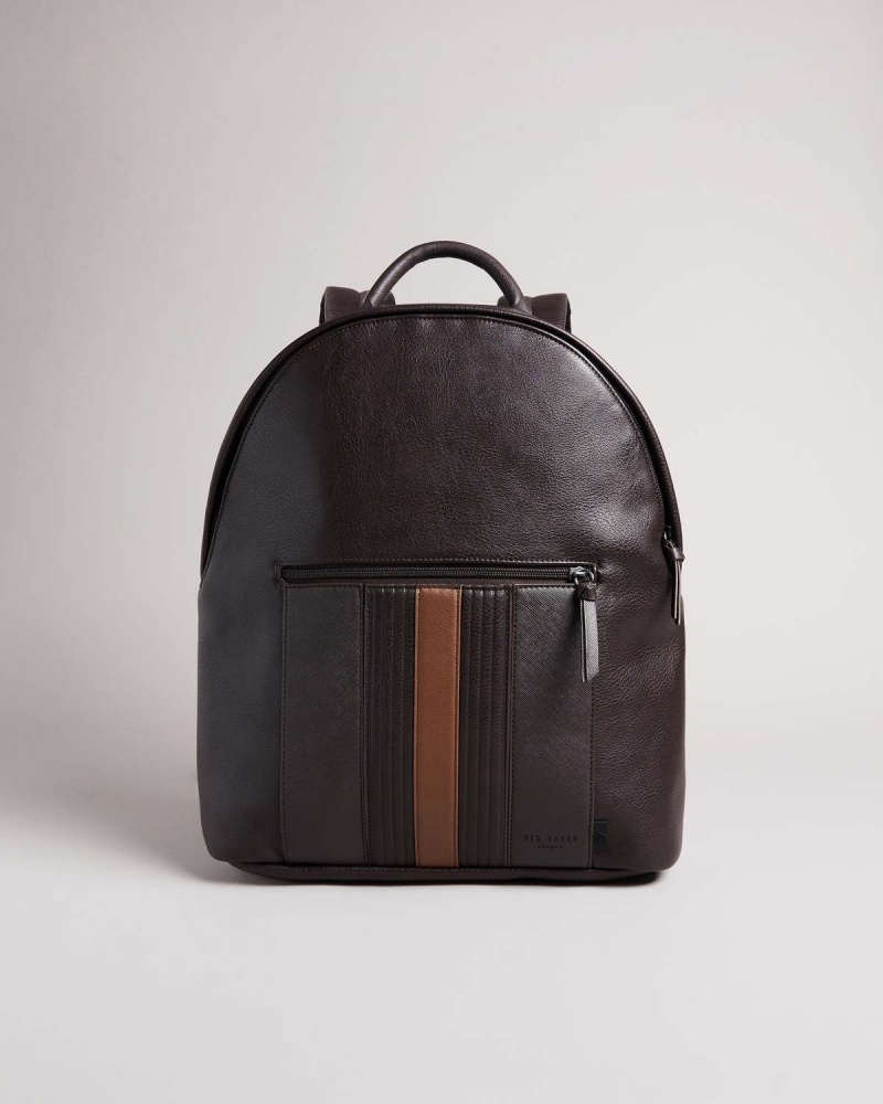 Ted Baker ESENTLE In Dungi PU Backpack Brn-choc | 253TJARUW