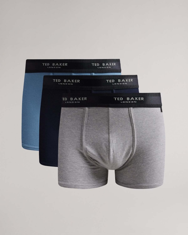 Ted Baker Erikk 3 Pack Trunks Negrii | 043RZLSPI