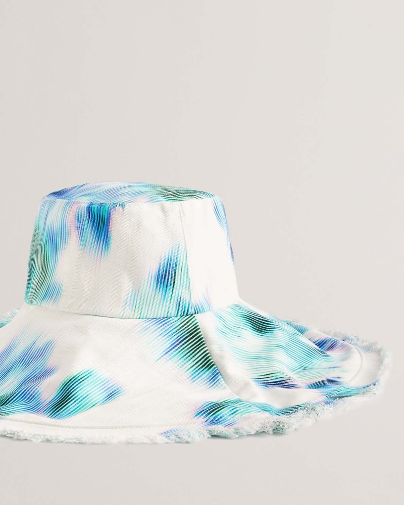 Ted Baker FIIONN Floral Printed Beach Hat Albi | 563EFVXAG