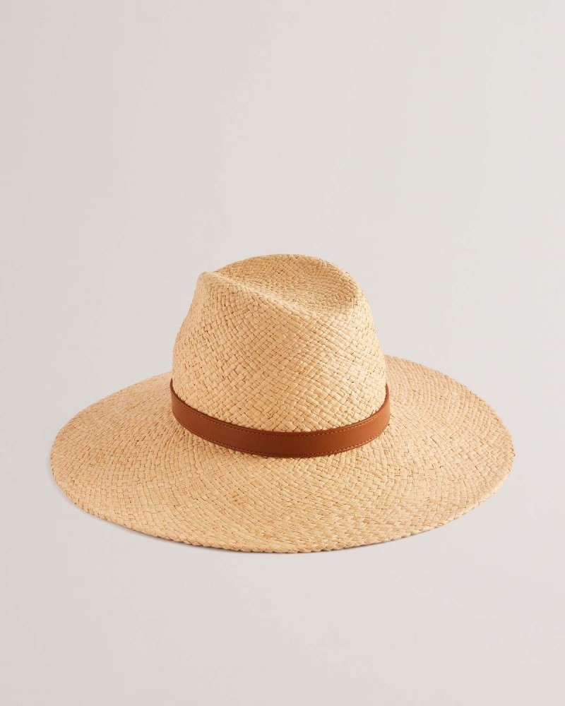 Ted Baker HARIETS Straw Hat Natural | 928MCTVKS