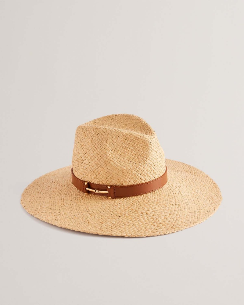 Ted Baker HARIETS Straw Hat Natural | 928MCTVKS