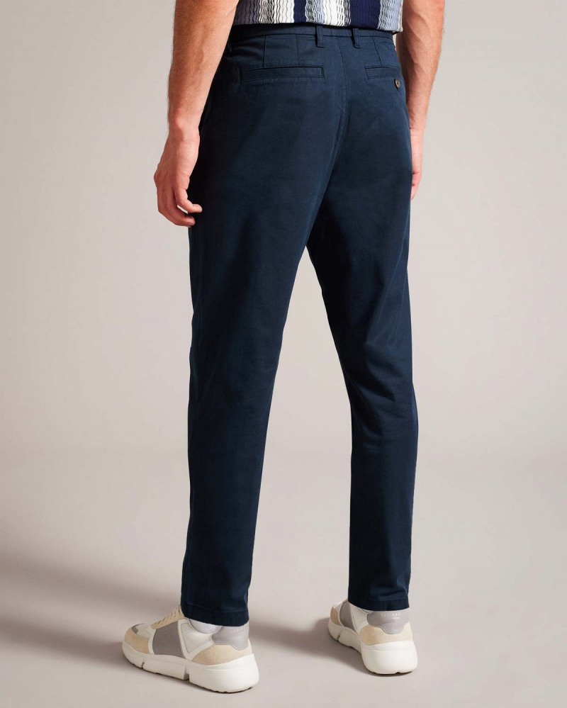 Ted Baker HAYBRN CAMBURN Regular Fit Trouser Bleumarin | 764SZQVAY