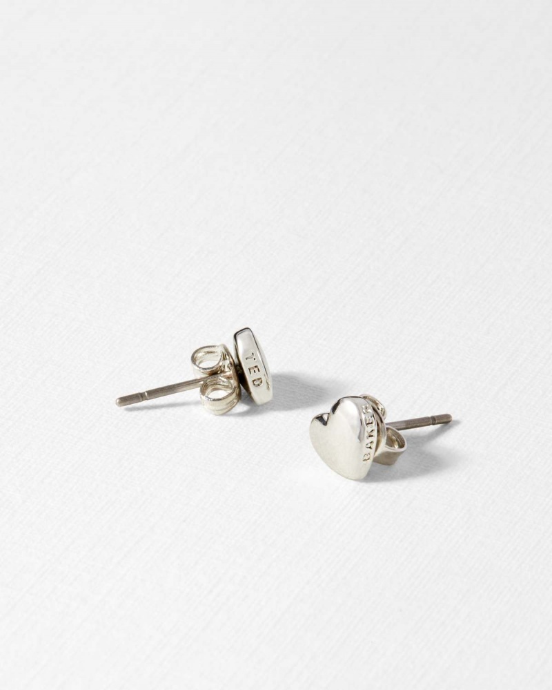 Ted Baker Harly Tiny Heart Stud Earring Argintii | 732UKIVBN