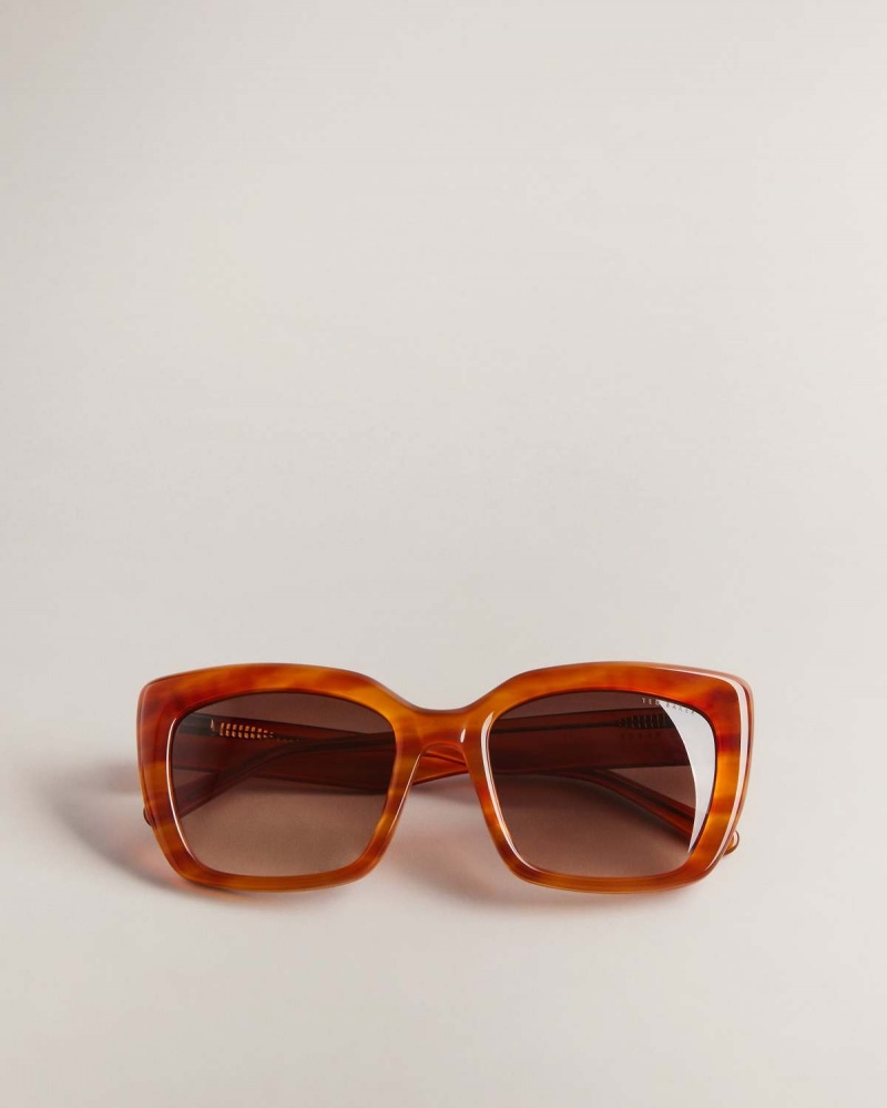 Ted Baker Hyatts Grosolan Cat Eye Frame Sunglasses Maro | 270JHLMSB