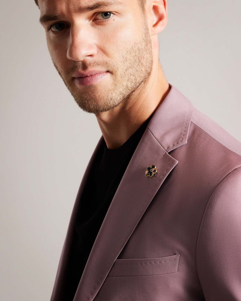 Ted Baker IGNACEJ Premium Pink Suit Jacket Roz | 965ETVAQH