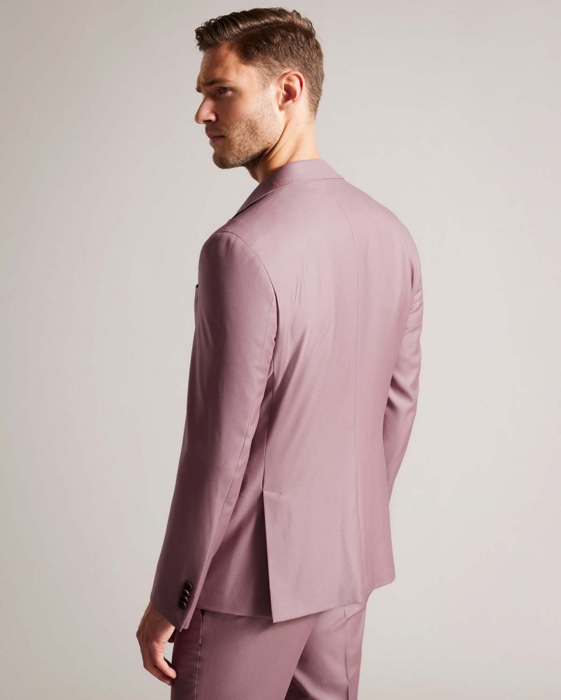 Ted Baker IGNACEJ Premium Pink Suit Jacket Roz | 965ETVAQH