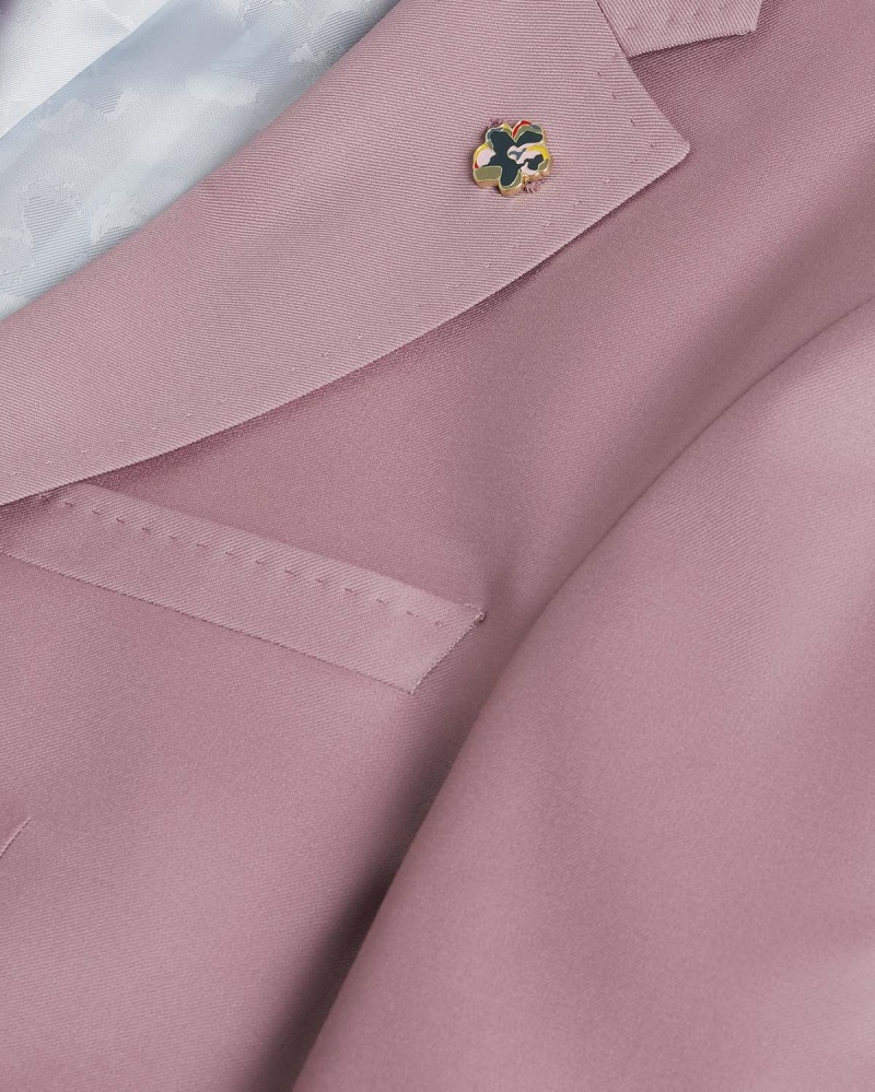 Ted Baker IGNACEJ Premium Pink Suit Jacket Roz | 867UZEITV