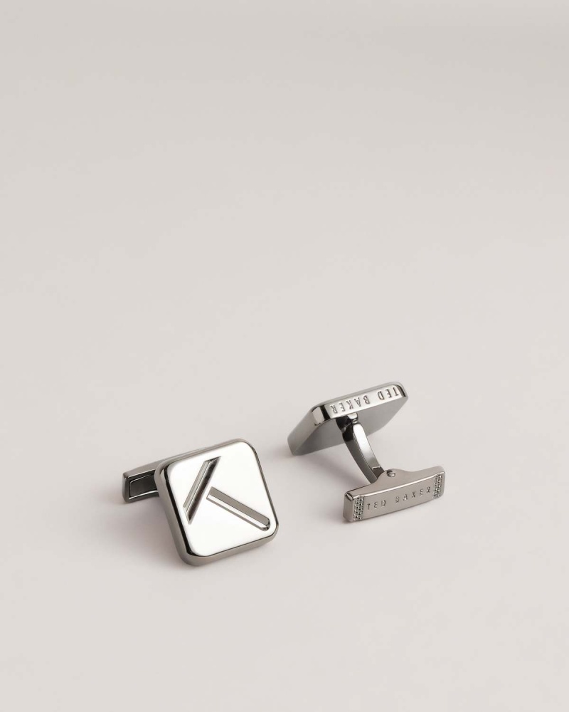 Ted Baker KLASSIK Metal Cufflink And Tie Pin Set Argintii | 456YGNWCQ