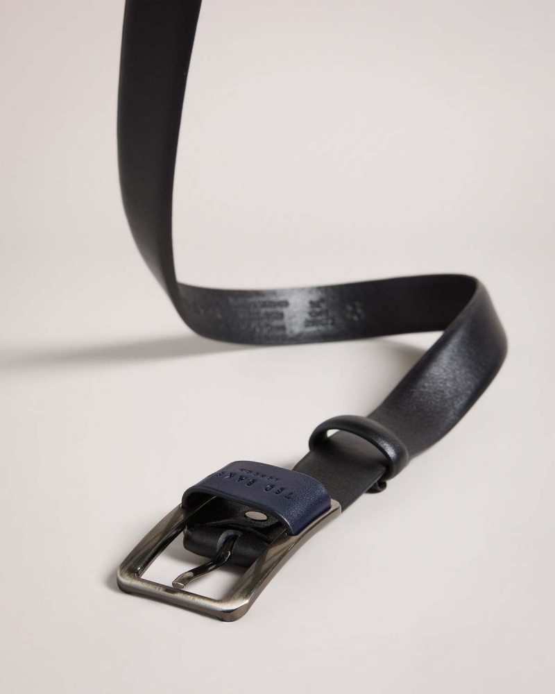 Ted Baker Koen Centre Bar Cu Catarama Belt Negrii | 527QPSHTC