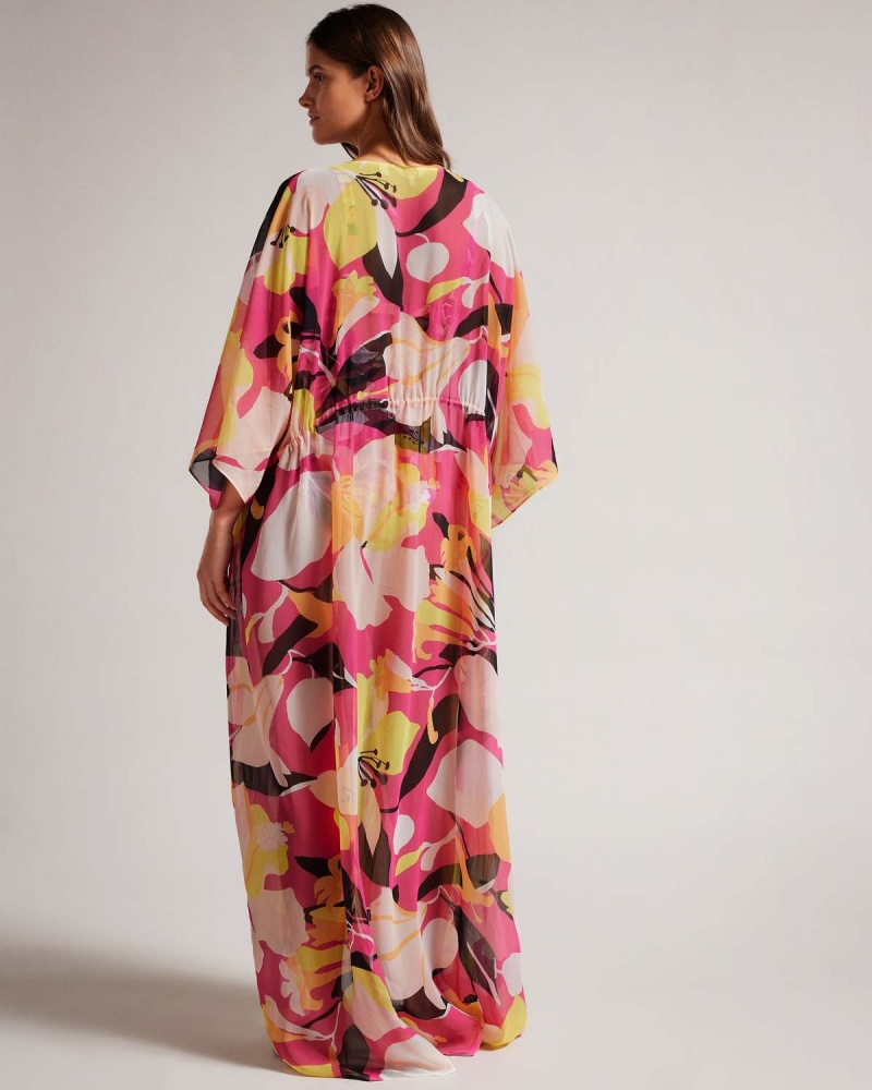 Ted Baker LUCENAA Belted Maxi Cover Up Nude | 257FSKUDP