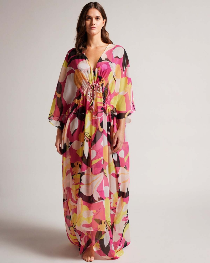 Ted Baker LUCENAA Belted Maxi Cover Up Nude | 257FSKUDP