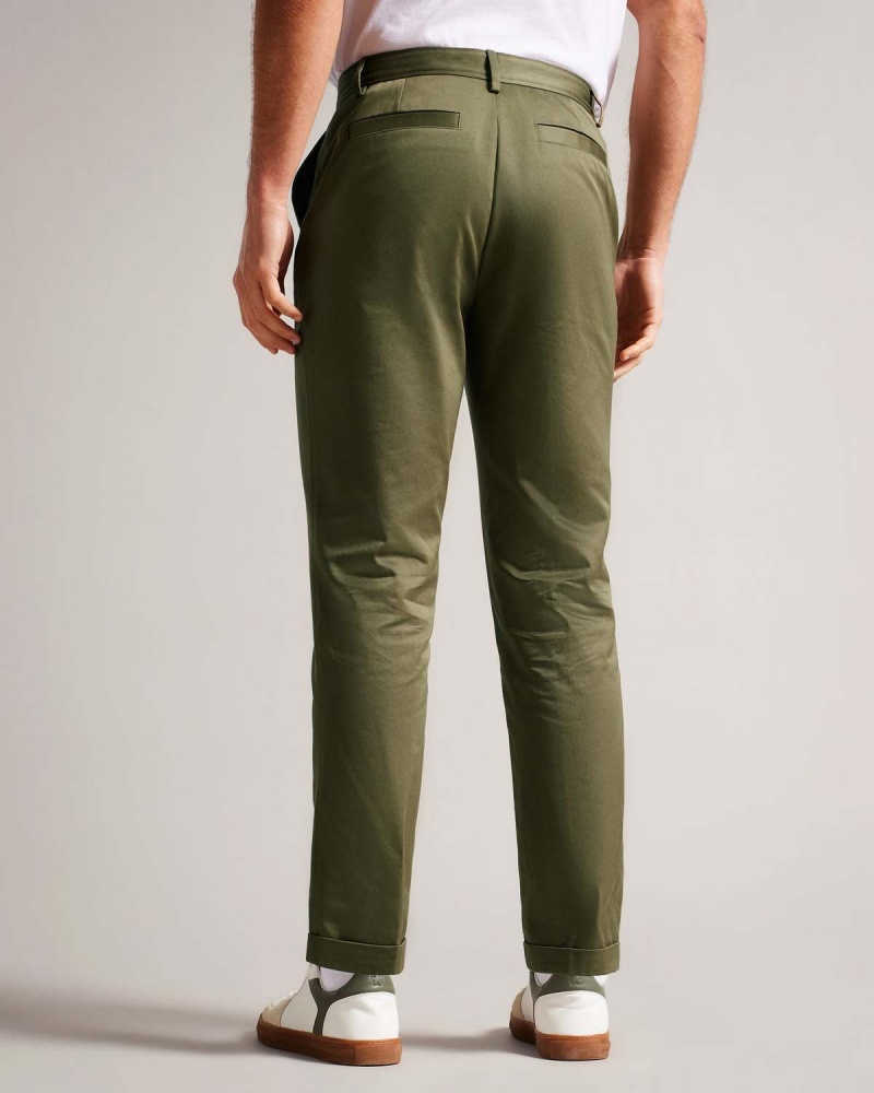 Ted Baker LUCIANT Slim Fit Twill Trouser Albastru Deschis | 014ENCWZY