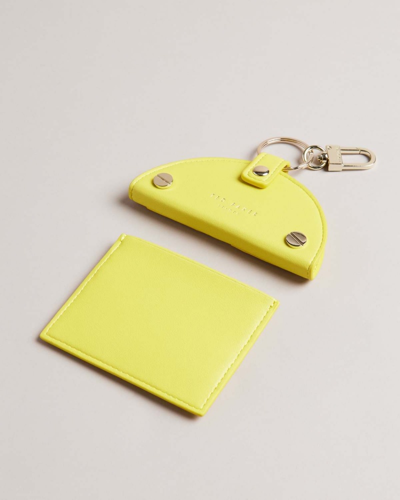 Ted Baker Lemmonn Lemon Slice Keyring and Card Holder Galbeni | 834XRQPME