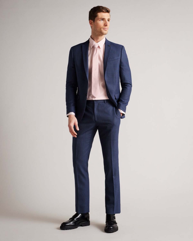 Ted Baker MAELOSS LS Slim Fit Shirt Pl-pink | 789DSHZPU