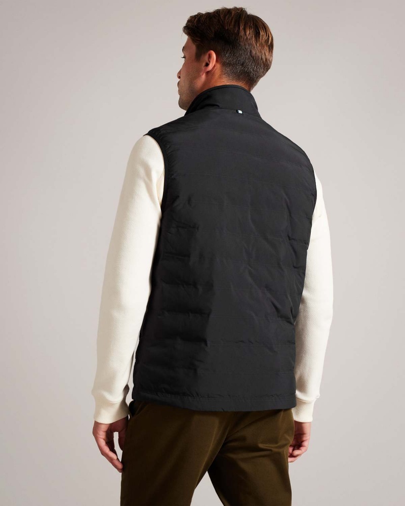 Ted Baker NEWWARK Nailon Welded Gilet Negrii | 345ULFPQT