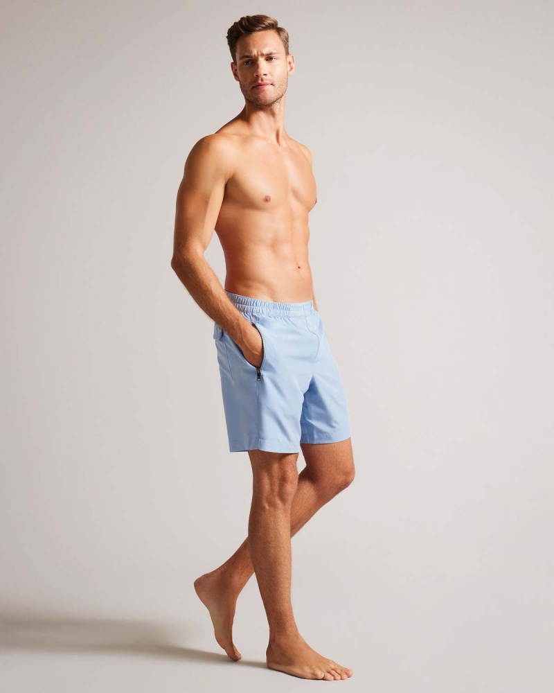 Ted Baker Nairdal Plain Swimshort Lt-Blue | 630IOUAJH