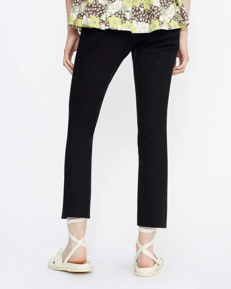 Ted Baker OZETE Split Front Detail Trouser Negrii | 340SRKUMA